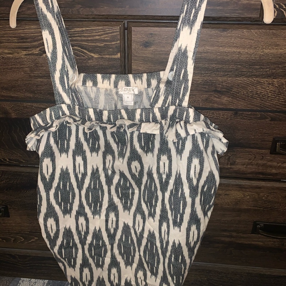 J.Crew Ikat Sleeveless Blouse